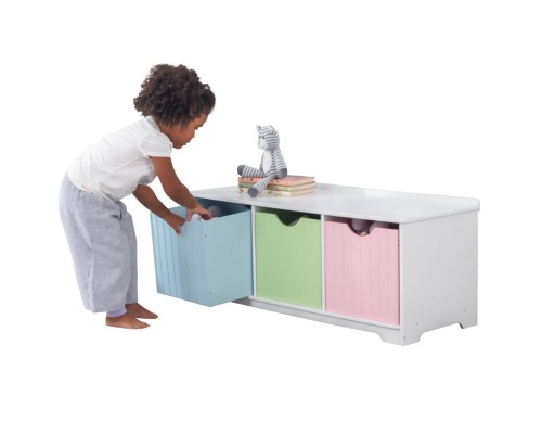 Скамья с ящичками для хранения Storage Bench Pastel