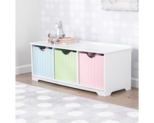 Скамья с ящичками для хранения Storage Bench Pastel