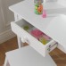 Белый туалетный столик из дерева для девочки Модница (White Medium Vanity & Stool)