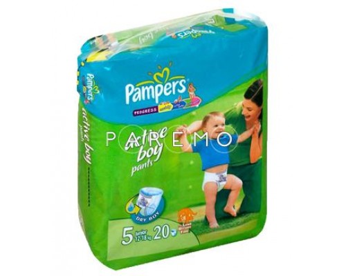 Подгузники Pampers Active Трусики 12-18кг  для мальчиков 20шт