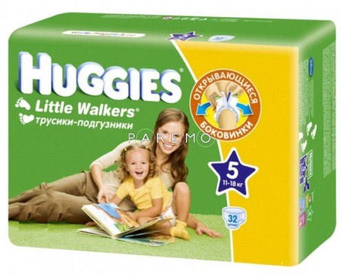 Подгузники-Трусики Little Walkers Jumbo 11-18 кг/13-17кг 32 шт