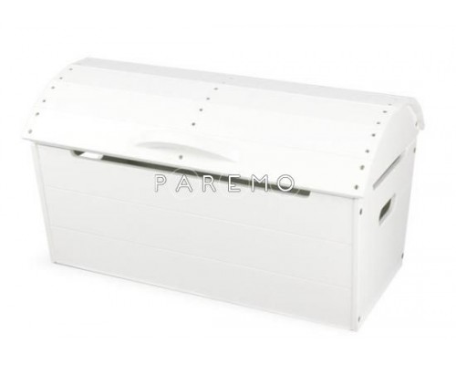 Ящик для хранения Round Top Storage Chest - White