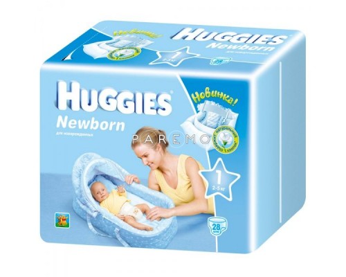 Подгузники Newborn 2-5 кг 28 шт