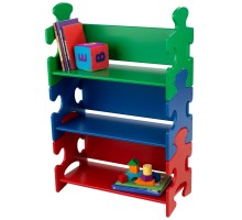 Система хранения "Пазл", яркий (Puzzle Book Shelf - Primary)