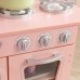 Кухня детская из дерева Винтаж, цвет Розовый (Pink Vintage Kitchen)