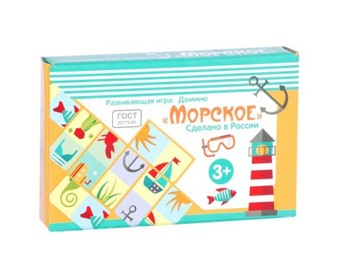 Игровой набор Домино Морской мир