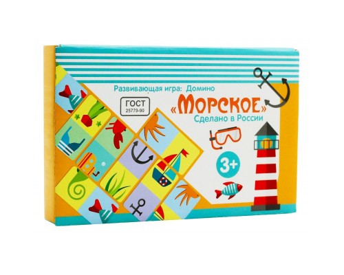 Игровой набор Домино Морской мир