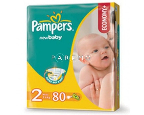 Подгузники New Baby 3-6кг 80шт эконом+